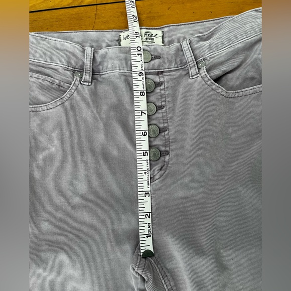 We The Free Lilac Sun Chaser Corduroy Skinny Pants, Size 28 - Picture 14 of 15